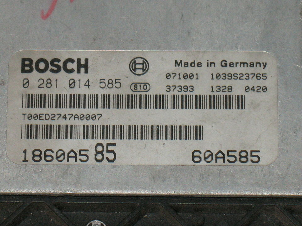 ECU MITSUBISHI LANCER 2.0 EDC16U31 0281014585 1860A585 60A585