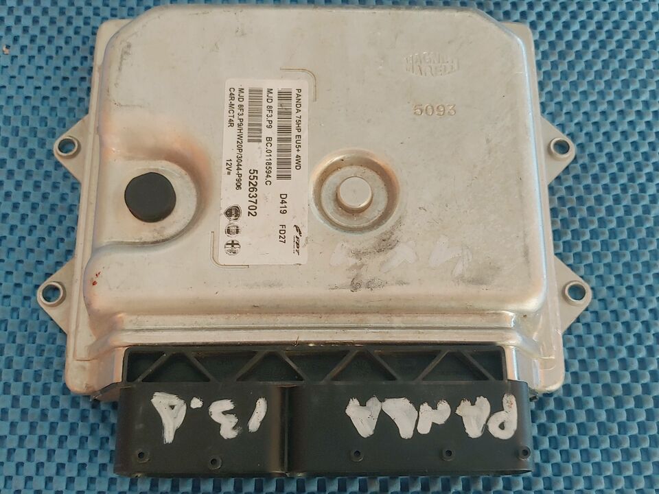 ECU Fiat Panda 1.3 JTD Turbo-Diesel 1.3 MJ8F3.P9 55260728 HW20P