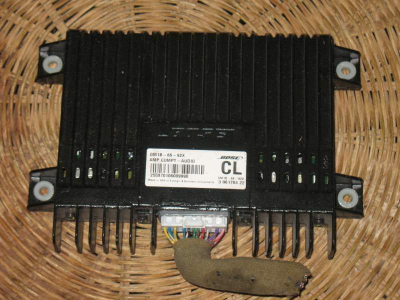 2003 - 2008 Mazda 6 Audio Equipment Amplifier Bose GM1b6692x CL