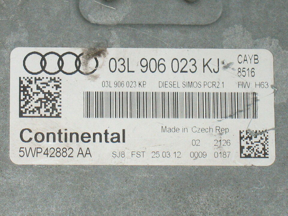 ECU AUDI A1 PCR2.1 03L906023 KJ 5WP42882AA HW H63