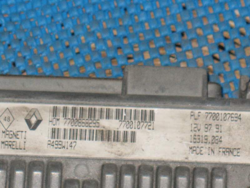 ECU RENAULT HOM7700868295 7700107721 7700107694 PRONTA VERGINE