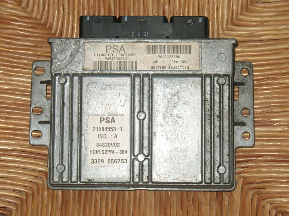 CITROEN C3 C2 1.4 KFW ECU S2PM-384 9651556680 9642222380 S2PM384