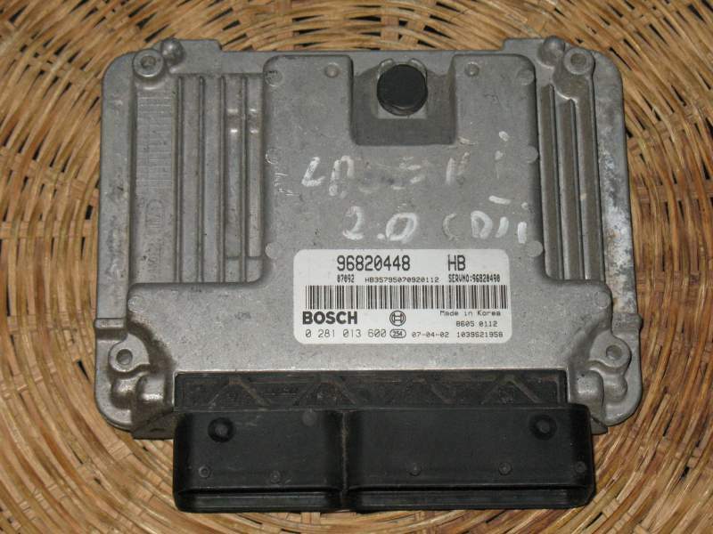 Ecu chevrolet nubira lacetti 0281013600 96820448 2005 AL 2009
