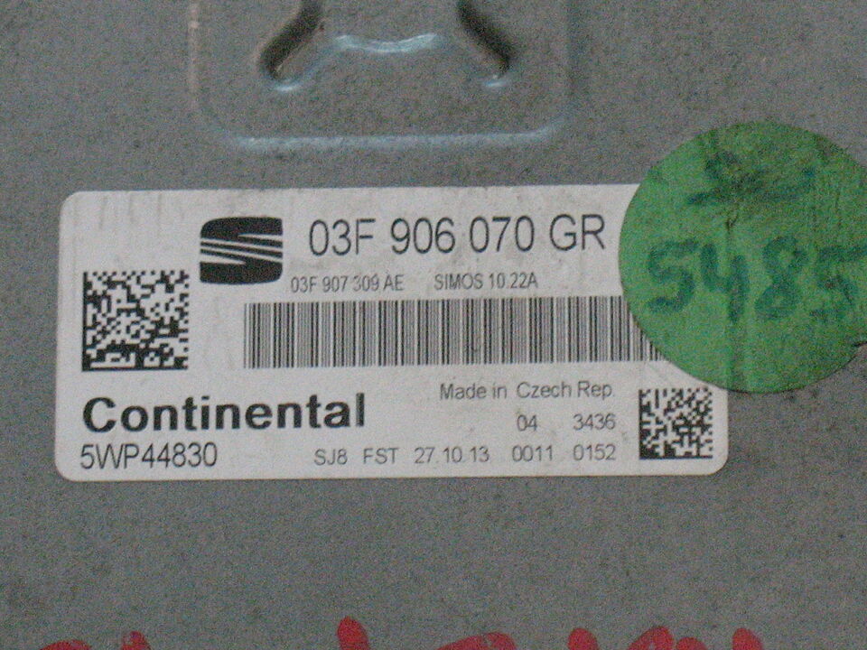 Ecu Seat Ibiza 6J 6P 1.2 TSI SIMOS 10.22A 03F906070 GR 5wp44830