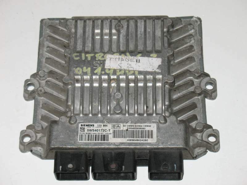 ECU JUMPER 3.0 HDI 5WS40172C-T HW 9648624280 SW 9655939080