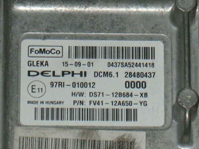 ECU FORD KUGA 1.8 28480437 DS71-12B684-XB FV41-12A650-YG DCM6.1