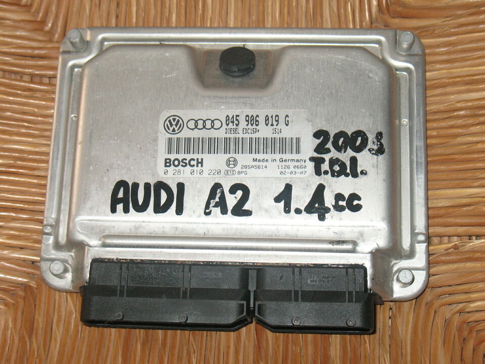 Ecu centralina vw audi a2 1.4 tdi bosch 0281010220 045906019g