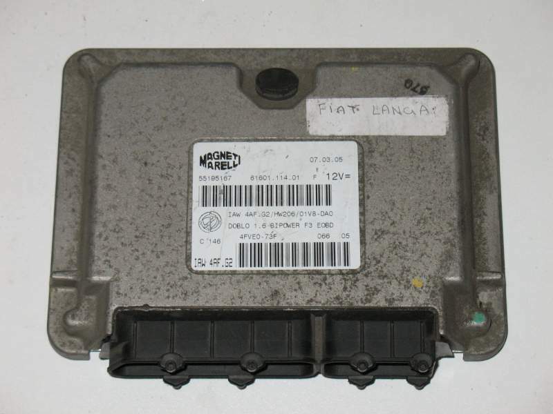 ECU FIAT DOBLO 1.6 BIPOWER 55195167 IAW4AF.G2 6160111401
