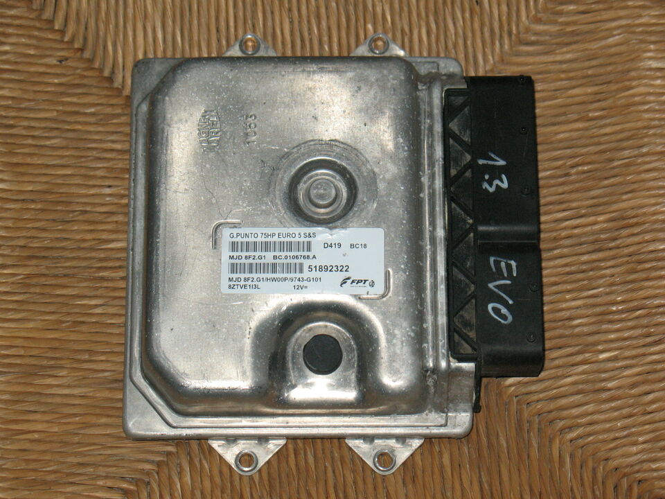 FIAT PUNTO EVO MARELLI MJD 8F2.G1 51892322 75HP BC0106768A HW00P