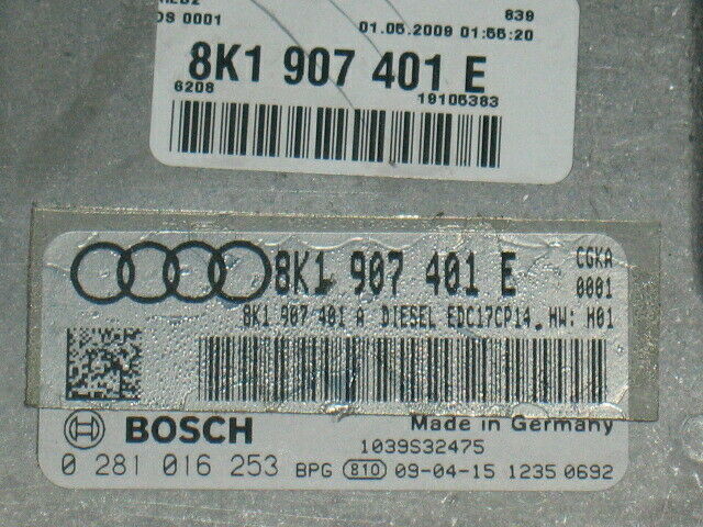 ECU CENTRALINA AUDI A6 A5 2.7 0281016253 8K1907401E EDC17CP14