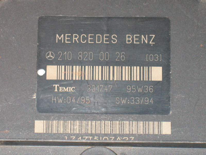 ECU Mercedes W210 Classe E, 2108200026, HW 04/95 SW 33/94