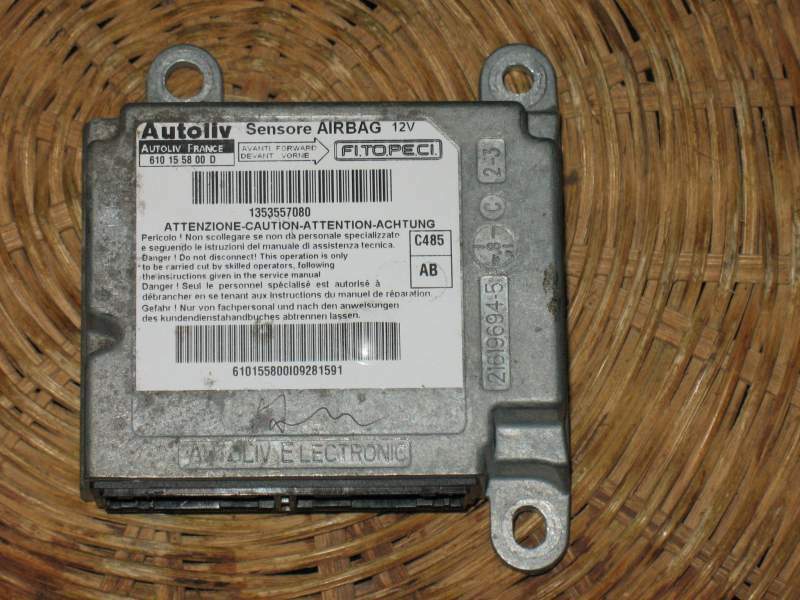 Ecu airbag fiorino bipper nemo autoliv 610155800d 1353557080