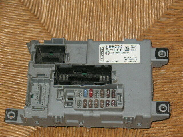 Body computer fiat fiorino peugeot 01353007080 28130635