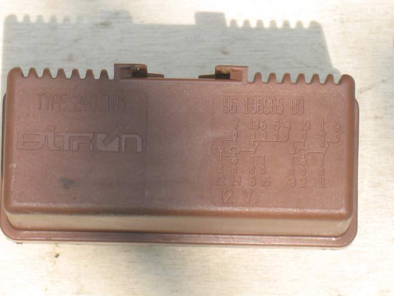CITROEN XANTIA 94-97 Relay - iniezione (9619696580/24010