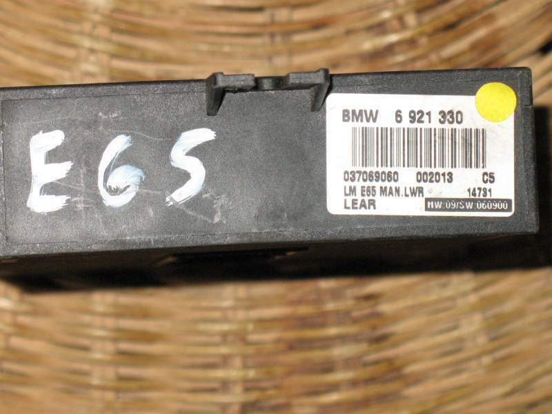 2005 bmw e65 7 series light control module 6921330 lear