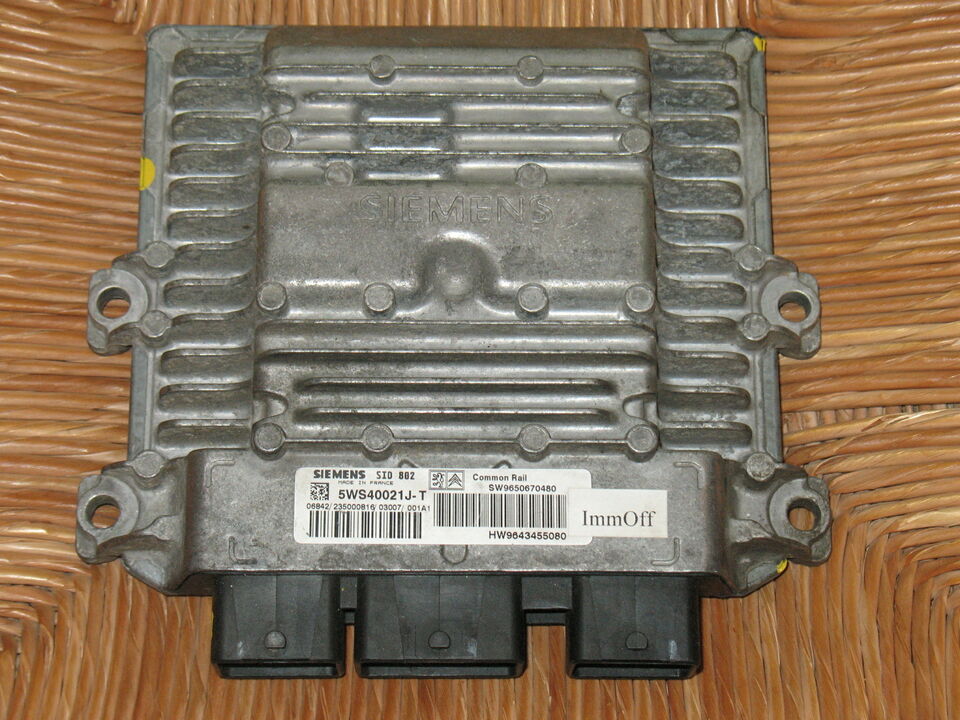 ECU CITROEN C2 C3 1.4 SID802 5WS40021J-T 9650670480 9643455080