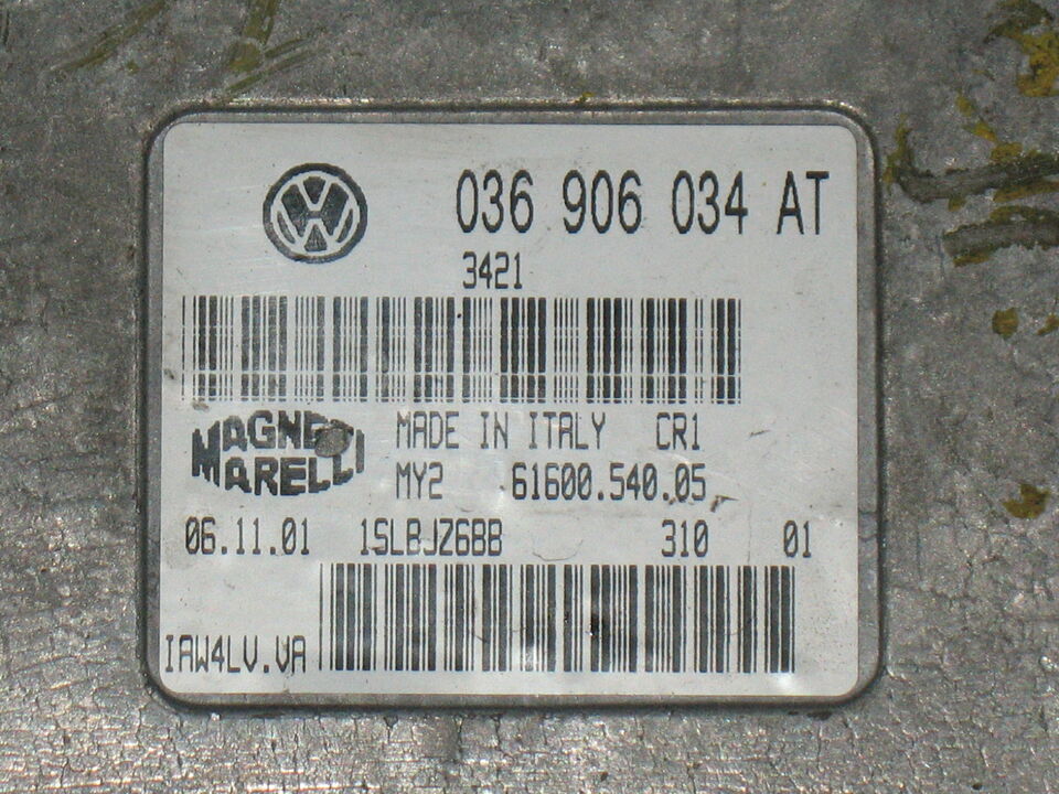 ECU VOLKSWAGEN LUPO COD. 036906034AT 036906034 AT COD.AW4LV.VA