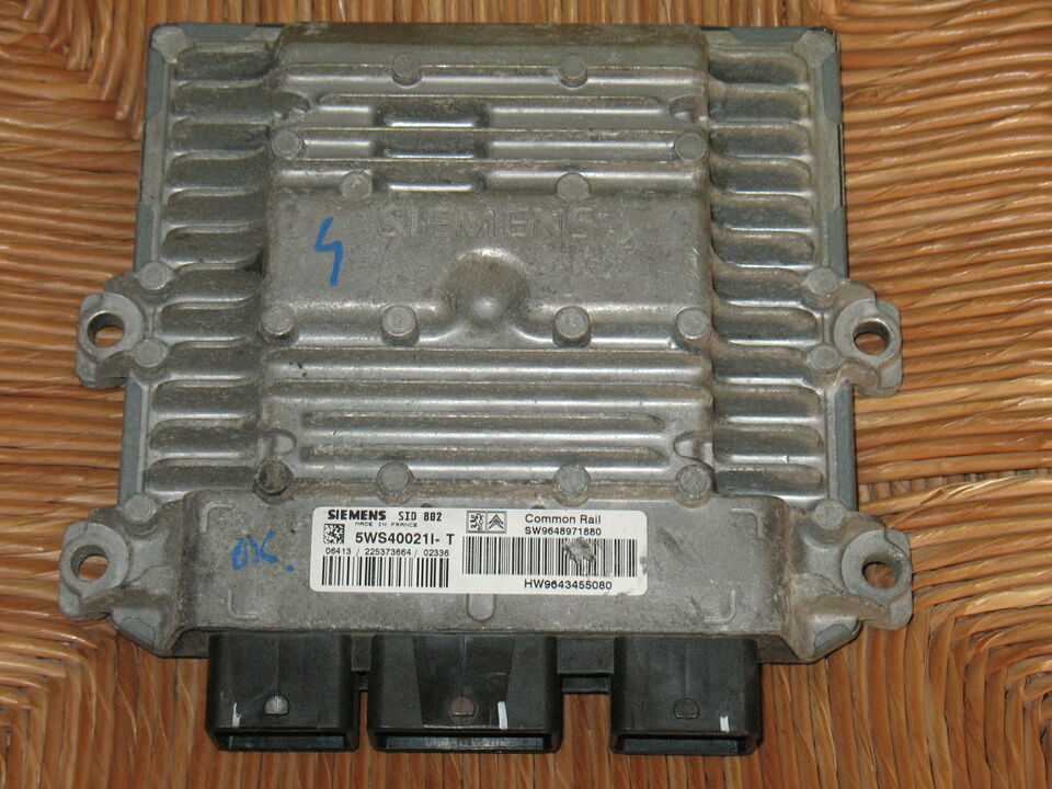 ECU PEUGEOT CITROEN 1.4 HDI SID 802 5WS40021I-T HW9643455080