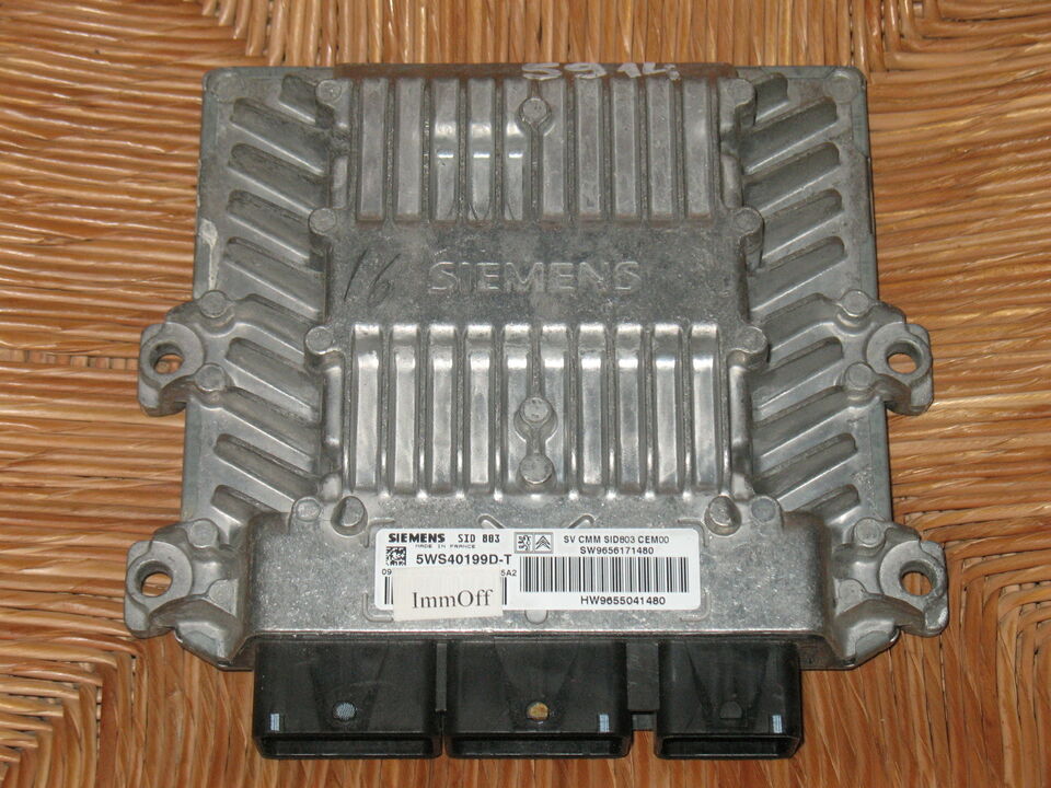 ECU PEUGEOT CITROEN C5 5WS40199D-T SID803 HW9655041480