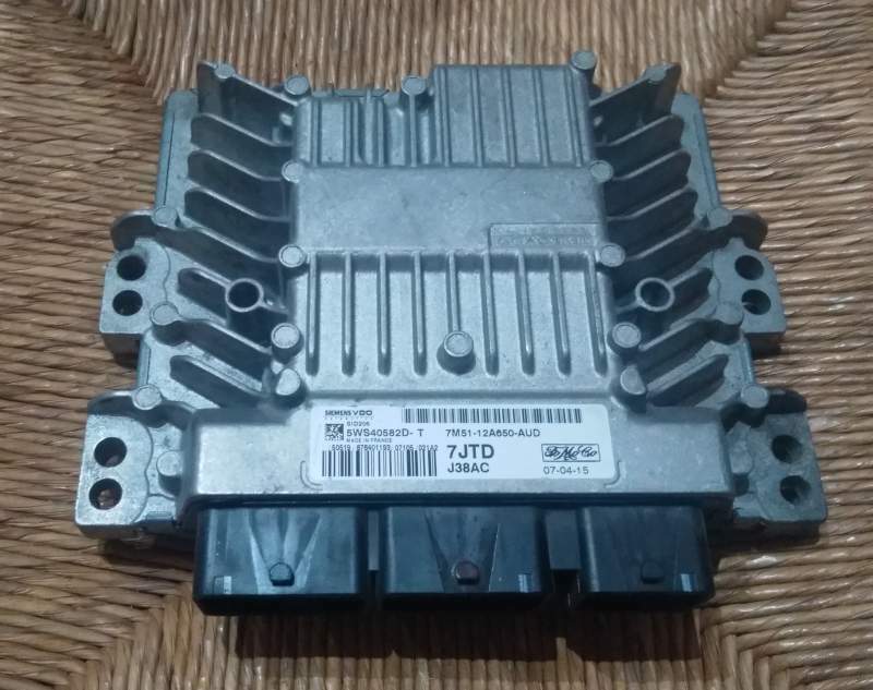 ECU FORD C MAX SID206 5WS40582D-T 7M51-12A650-AUD 7JTD J38AC