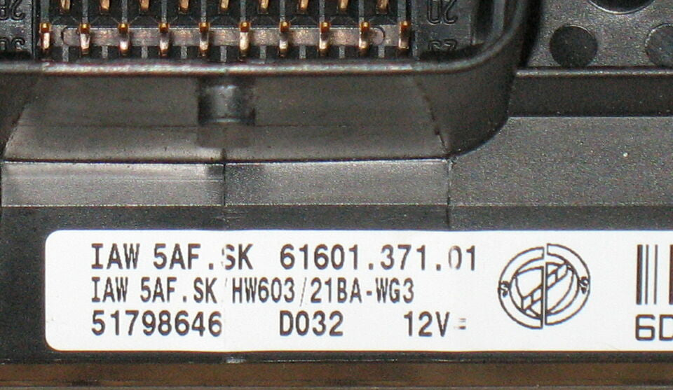 Centralina ECU Fiat Panda II Metano – IAW5AFSK HW603 | 51798646 Vergine