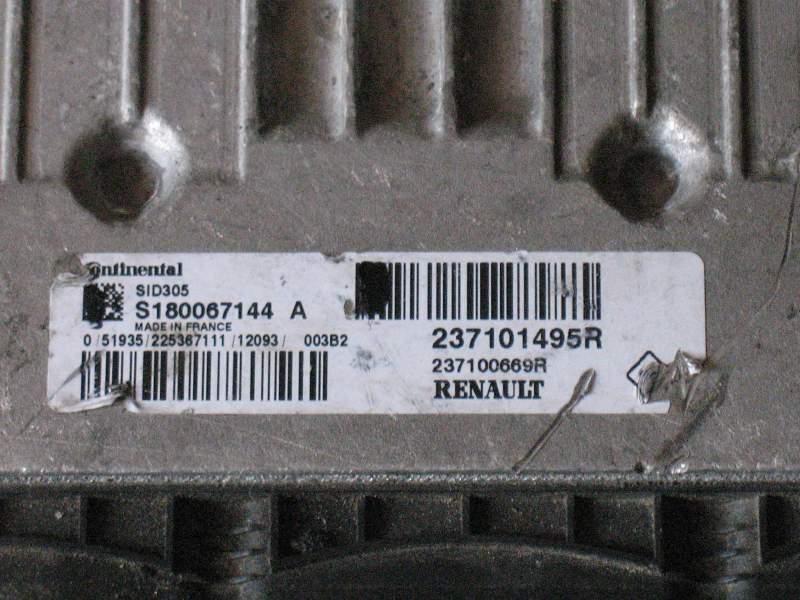 Ecu renault megane 1.5 DCI S180067144A 237101495r 09-12 SID305 CONTINENTAL