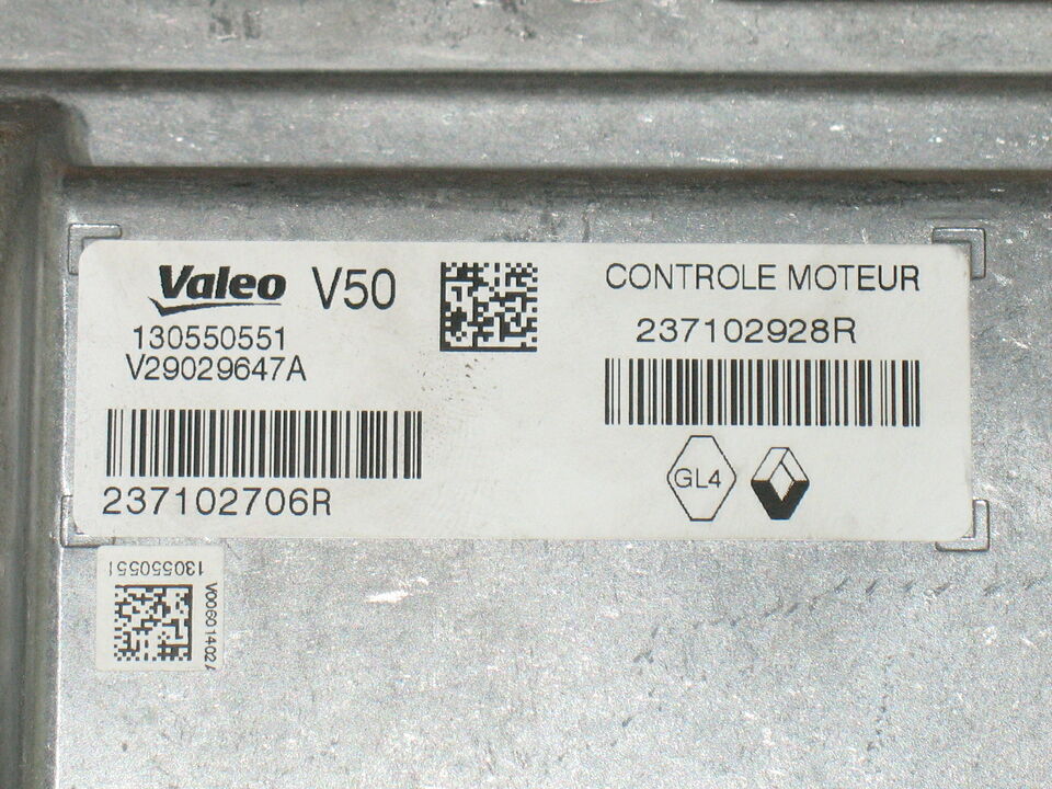 ECU Clio CAPTUR VALEO V50 237102928R 122710094 V29029647A