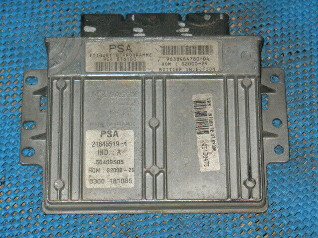 ECU CENTRALINA CITROEN XSARA 1.4 9641816180 9638484780-04 S2000-29