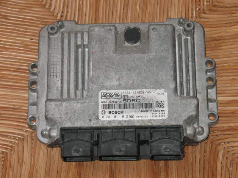ECU FIESTA FUSION 1.6 TDI BOSCH 0281011612 6S61-12A650-VA 5DSA EDC16C34-2.20
