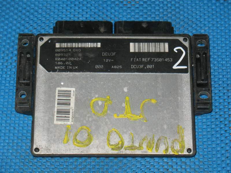 Ecu centralina fiat punto doblo 1.9 73501453 r04010042a dcu3f001