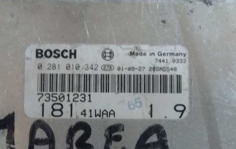 Ecu centralina fiat marea doblo 1.9 jtd 0281010342 73501231