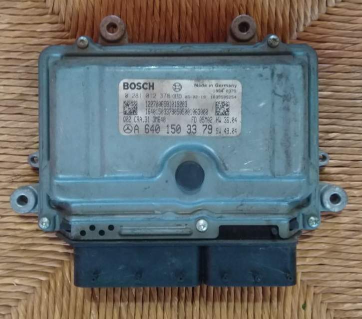 ECU MERCEDES CLASSE B 200, 0281012378 A6401503379 FD05M02 HW3604