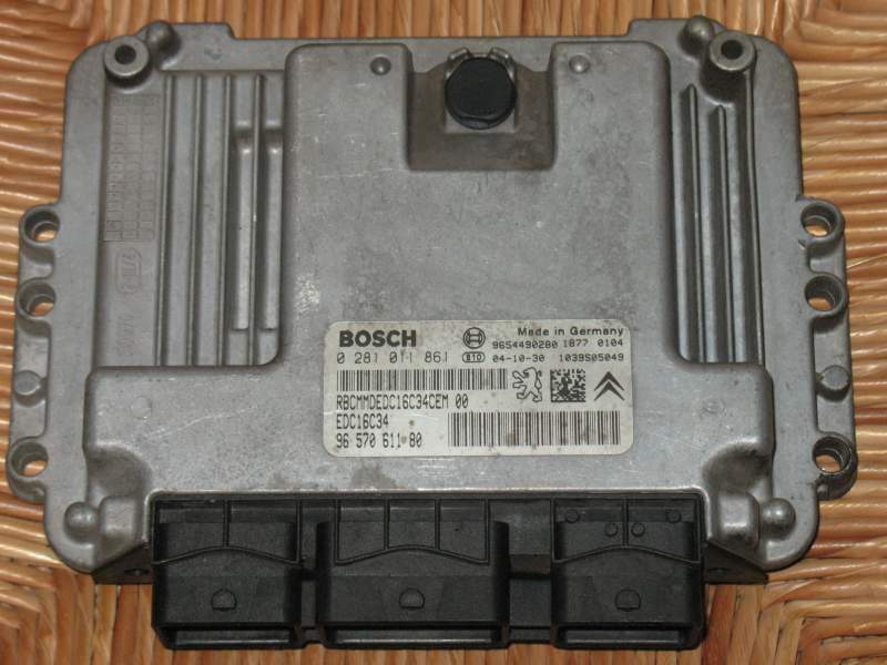 ECU CITROEN PEUGEOT 1.4 HDI BOSCH 0281011861 EDC 16C34-2.50