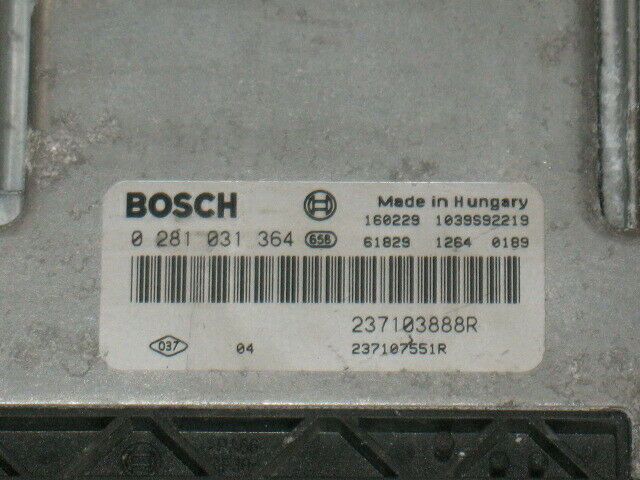 ECU RENAULT TRAFFIC 1.6 0281031364 237103888R 237107551R