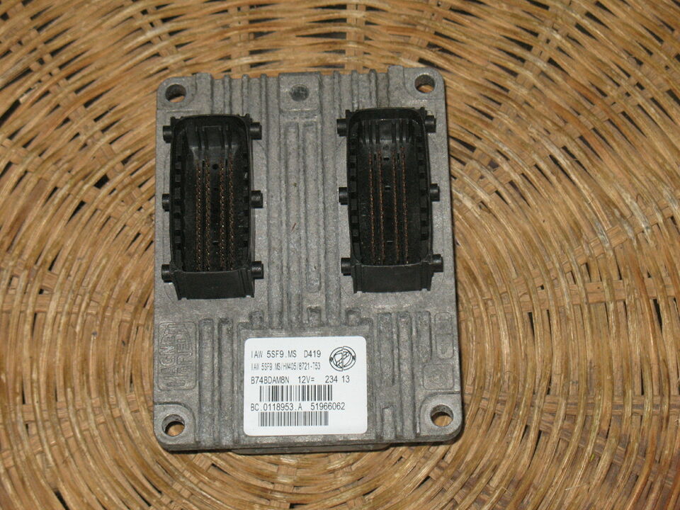 ECU CENTRALINA MOTORE FIAT 500 1.2 IAW 5SF9.MS 51966062 HW405