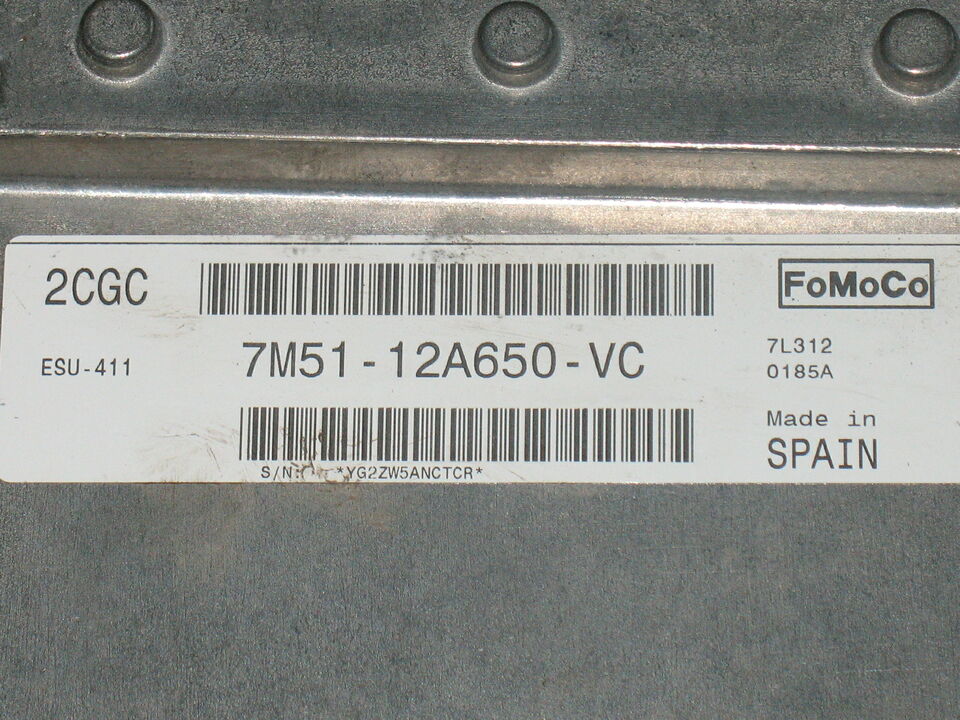 ECU FORD FOCUS 1.8 FoMoCo 7M5112A650VC 2CGC 7M51-12A650-VC