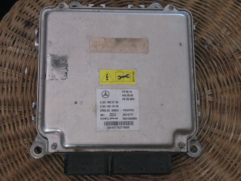 ECU MERCEDES E-KLASS GLK 220CDI A6519002700 A6519002500 CRD2.62