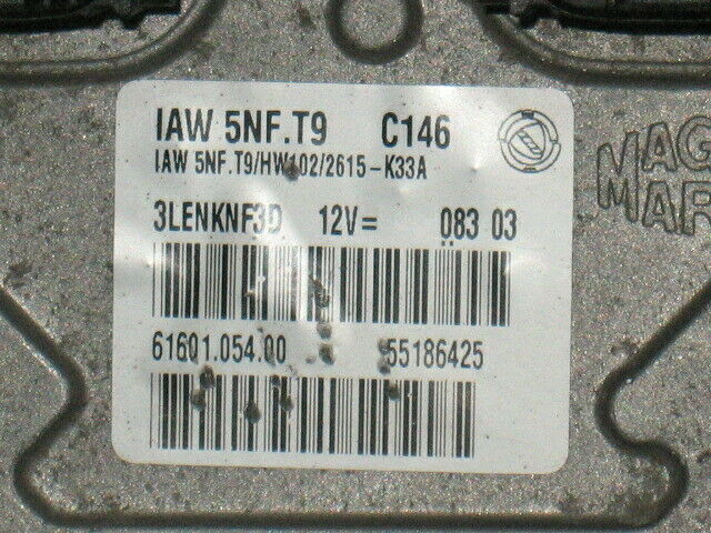 ECU CENTRALINA FIAT STILO 1.6 16V IAW 5NF.T9 55186425 HW102