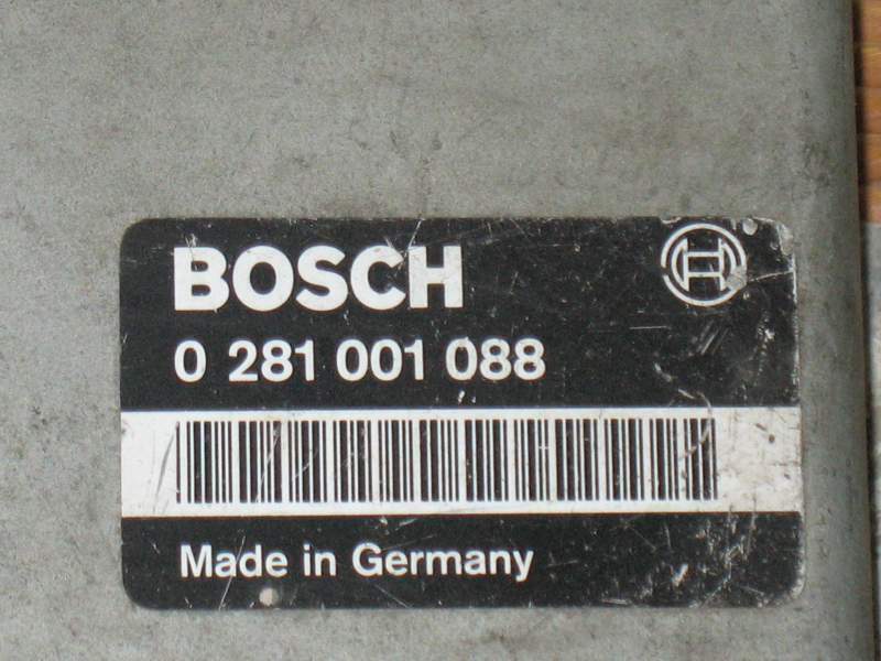 ECU BMW 3 SERIES E30 2.4 TD DIESEL BOSCH 0281001088