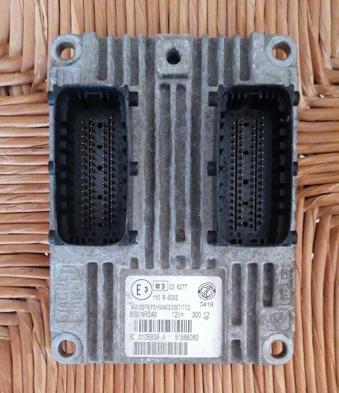 CENTRALINA INIEZIONE MC097G 51886080 216160102001 IAW5SF8 IAW5SF8P3