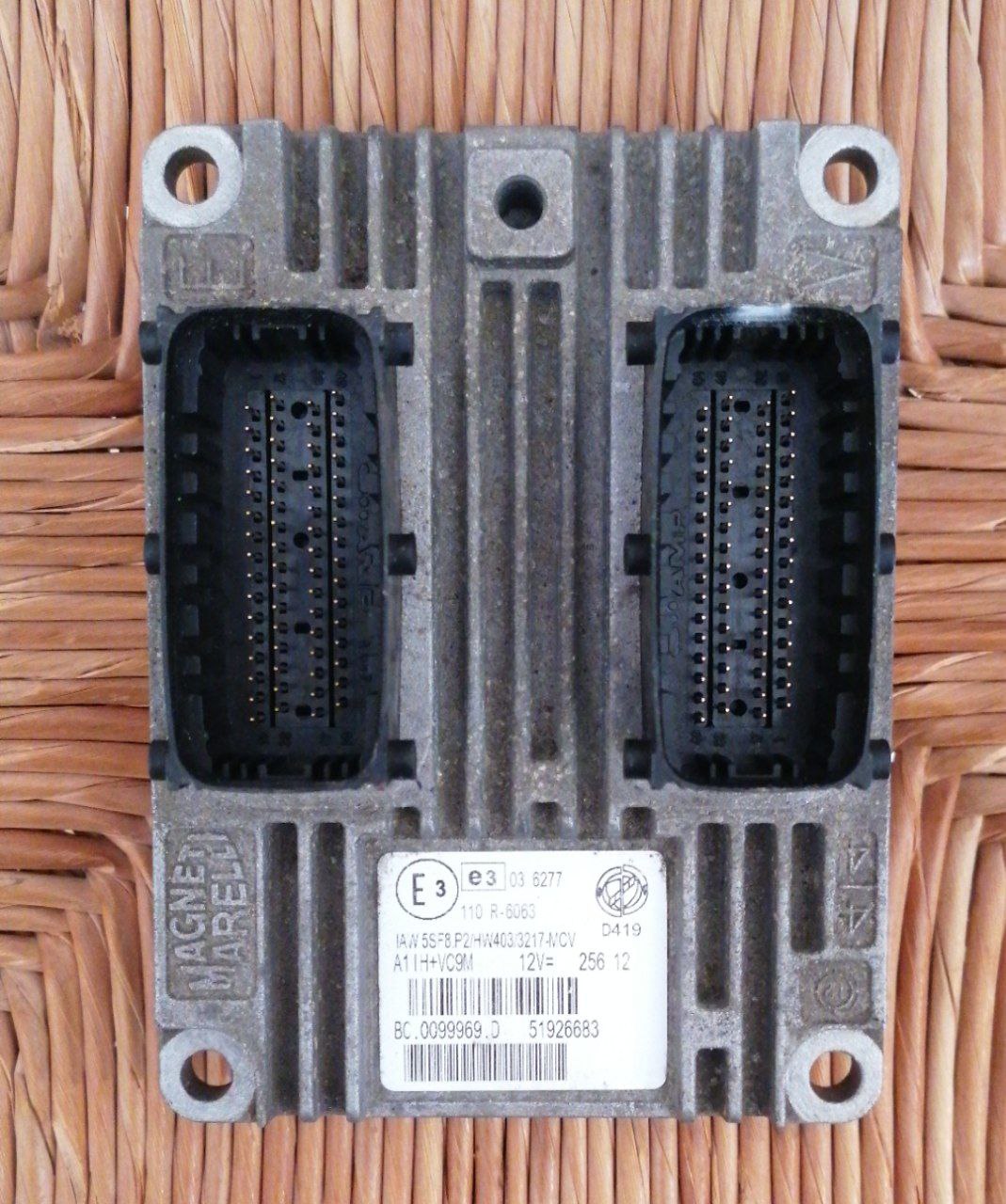 ECU FIAT Punto EVO HW403 B/MET 51926683 IAW 5SF.P2
