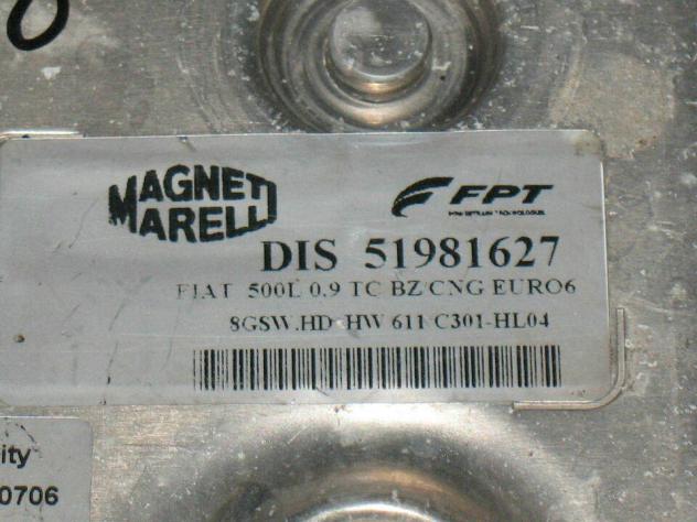 ECU Fiat 500L MARELLI FPT 51981627 8GSW.M3 HW611