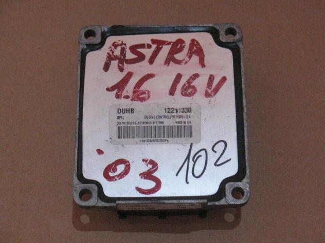 OPEL ECU ASTRA 1.6 16V Z16XEP 12211330 DUHB, HSFI-2.4