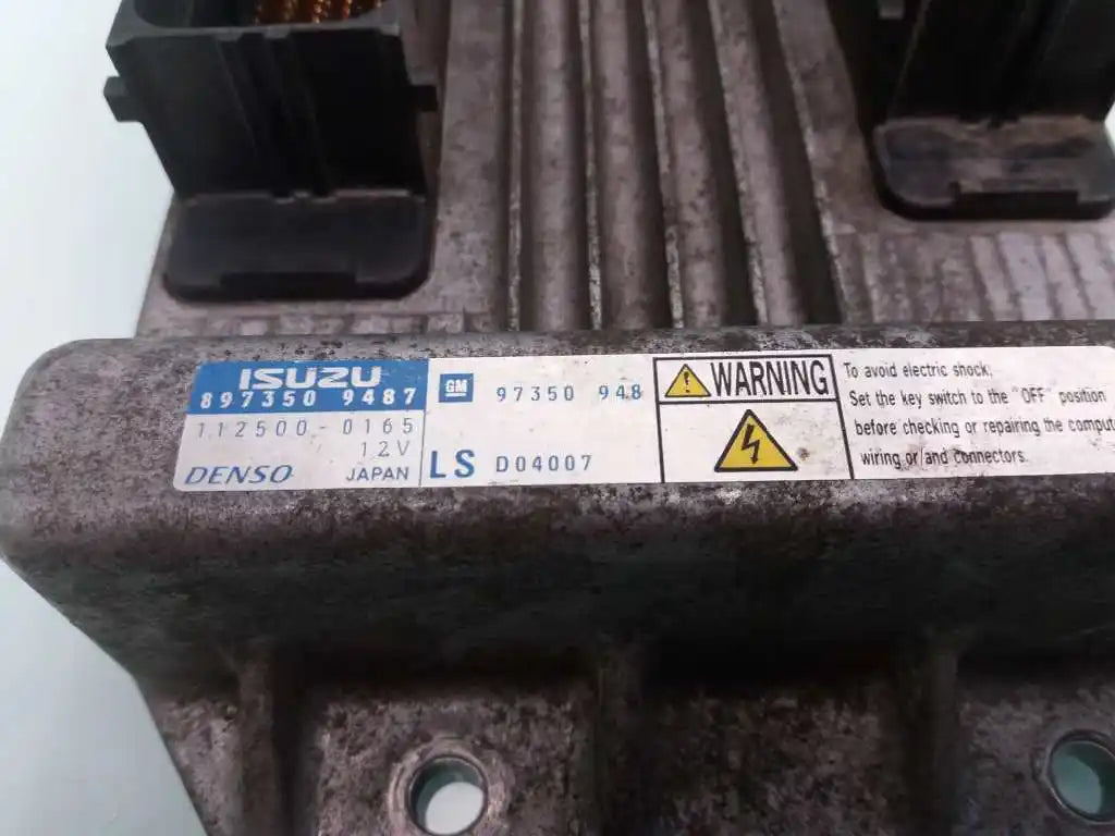 ECU OPEL MERIVA ISUZU 8973509487 GM97350948 DENSO  1125000165