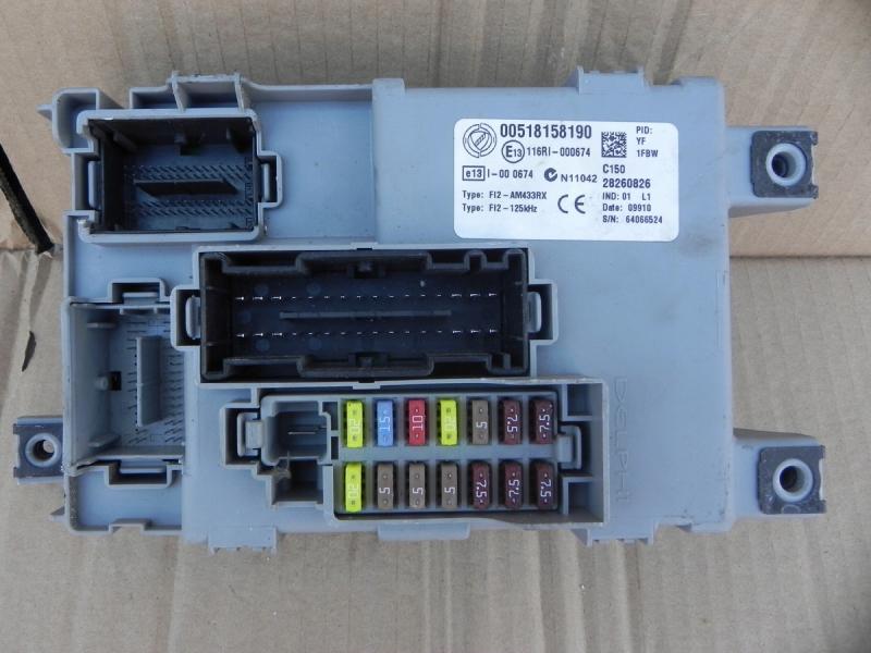 Ecu body computer fiat doblo 00518158190 518158190 28260826