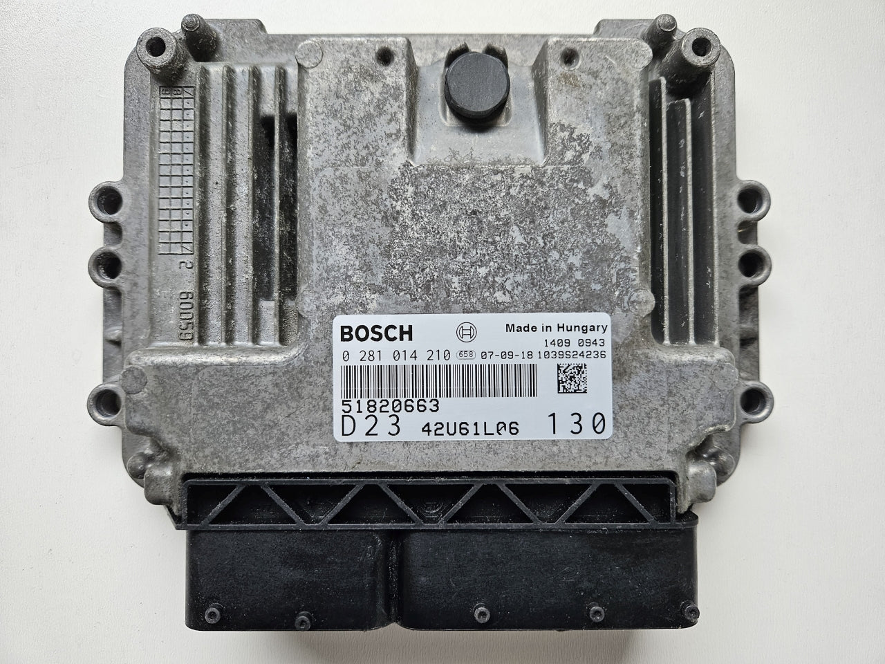 CENTRALINA MOTORE FIAT DUCATO 0281014210 51824237 BOSCH EDC16C39-5.A7