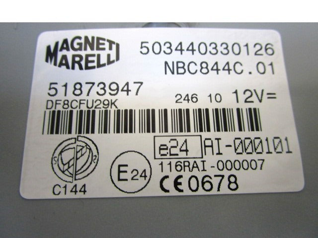 51873947 CENTRALINA PORTAFUSIBILI LANCIA DELTA 1.4 B 2012 NBC844C.01