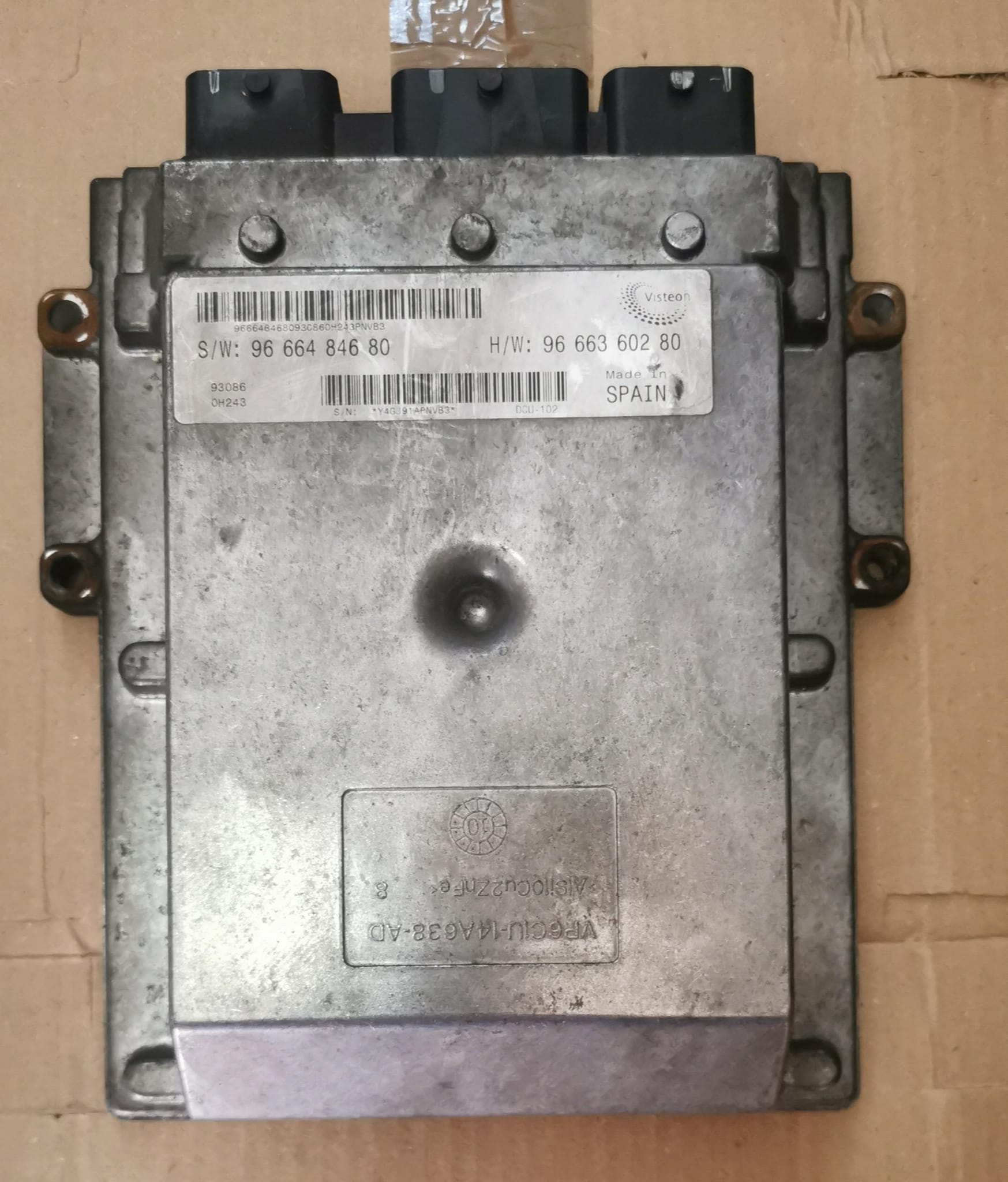 CENTRALINA MOTORE PEUGEOT BOXER CITROEN JUMPER FIAT DUCATO 2.2 HDI 9666484580 9666360280 9666089880