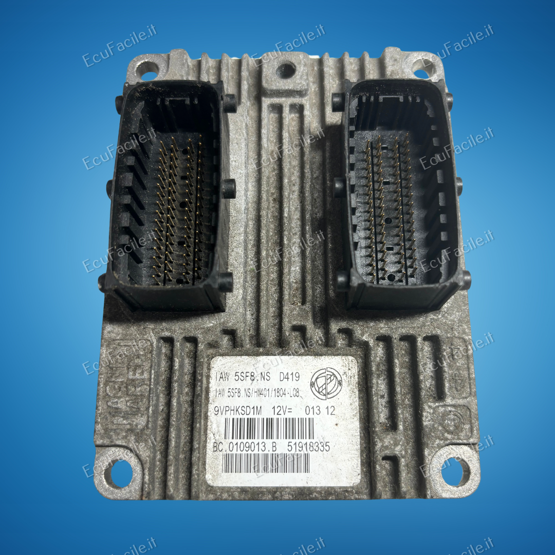 ECU FIAT PANDA 500 1.2 IAW 5SF8.NS 51918335 HW401