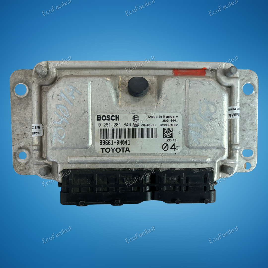 0261201640 CENTRALINA MOTORE TOYOTA AYGO BOSCH ME7.9.5 89661-0H041